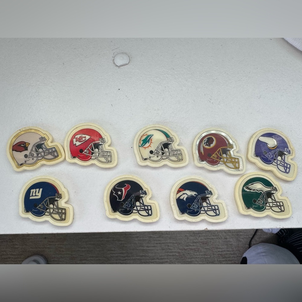 NFL Fridge Magnet Helmets